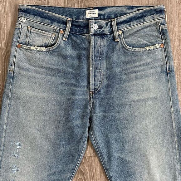 Citizens of Humanity Liya High Rise Classic Fit Crop Jeans in Desperado - Picture 5 of 15